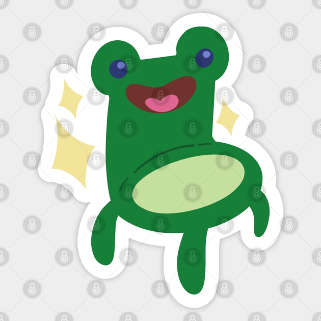 Froggy Chair! Sticker by AmyNewBlue